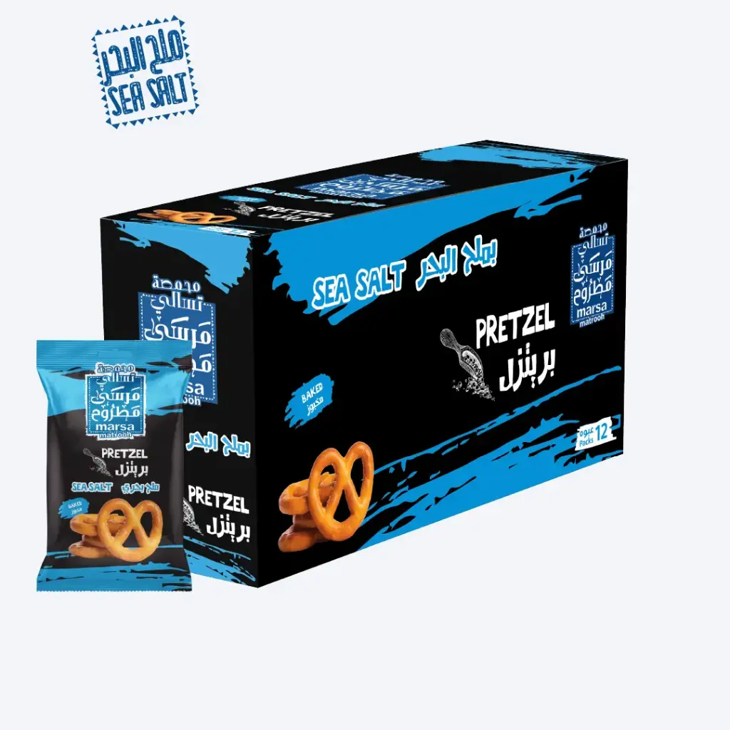Sea Salt Pretzel 25g 12PC Box