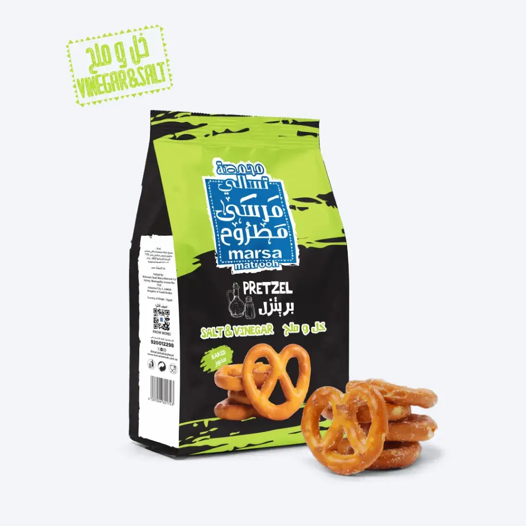 Salt & Vinegar Pretzel 125g PC