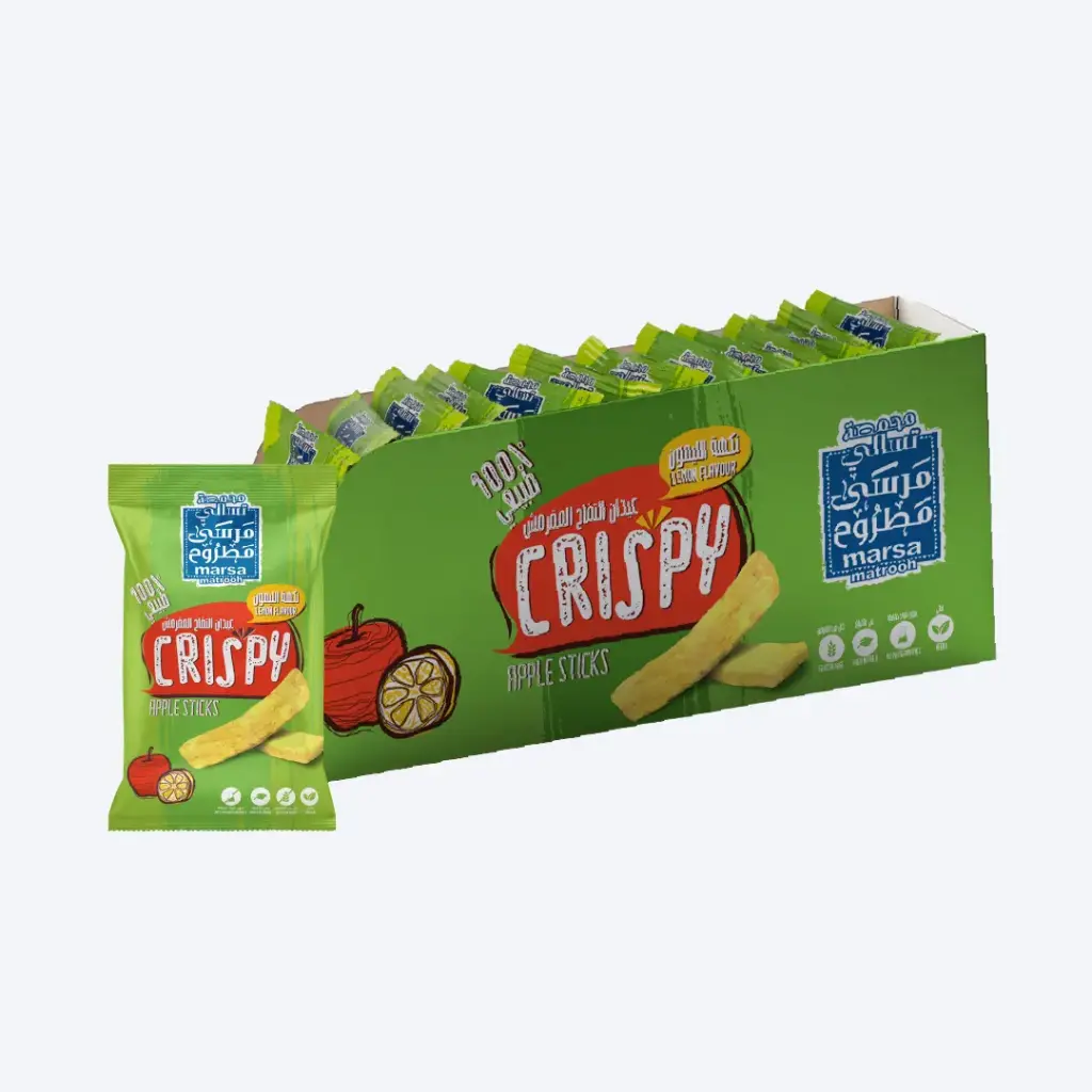 Crispy Apple Sticks with Lemon Box