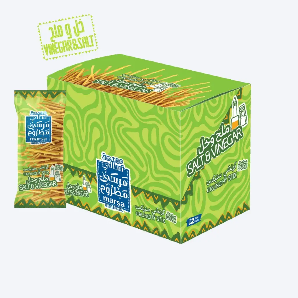 Crunchy Sticks Salt & Vinegar 15g Box