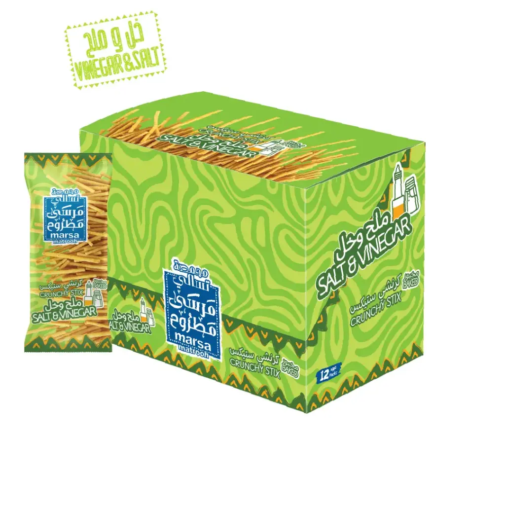 Crunchy Sticks Salt & Vinegar 15g Box