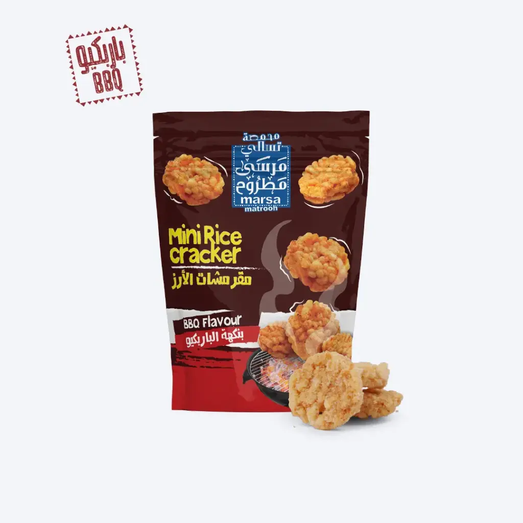 BBQ Rice Crackers Crisp 80g Box