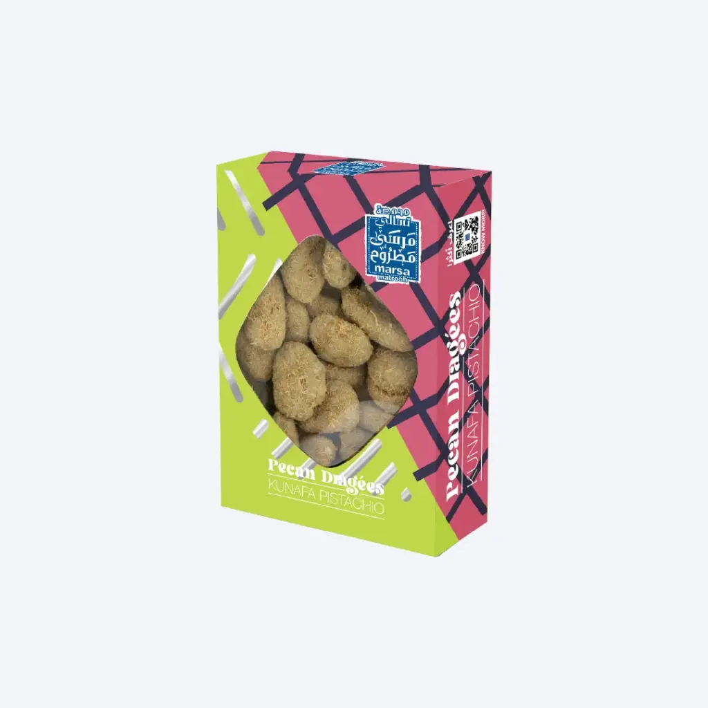 Pistachio Kunafa Pecan Dragees 350g