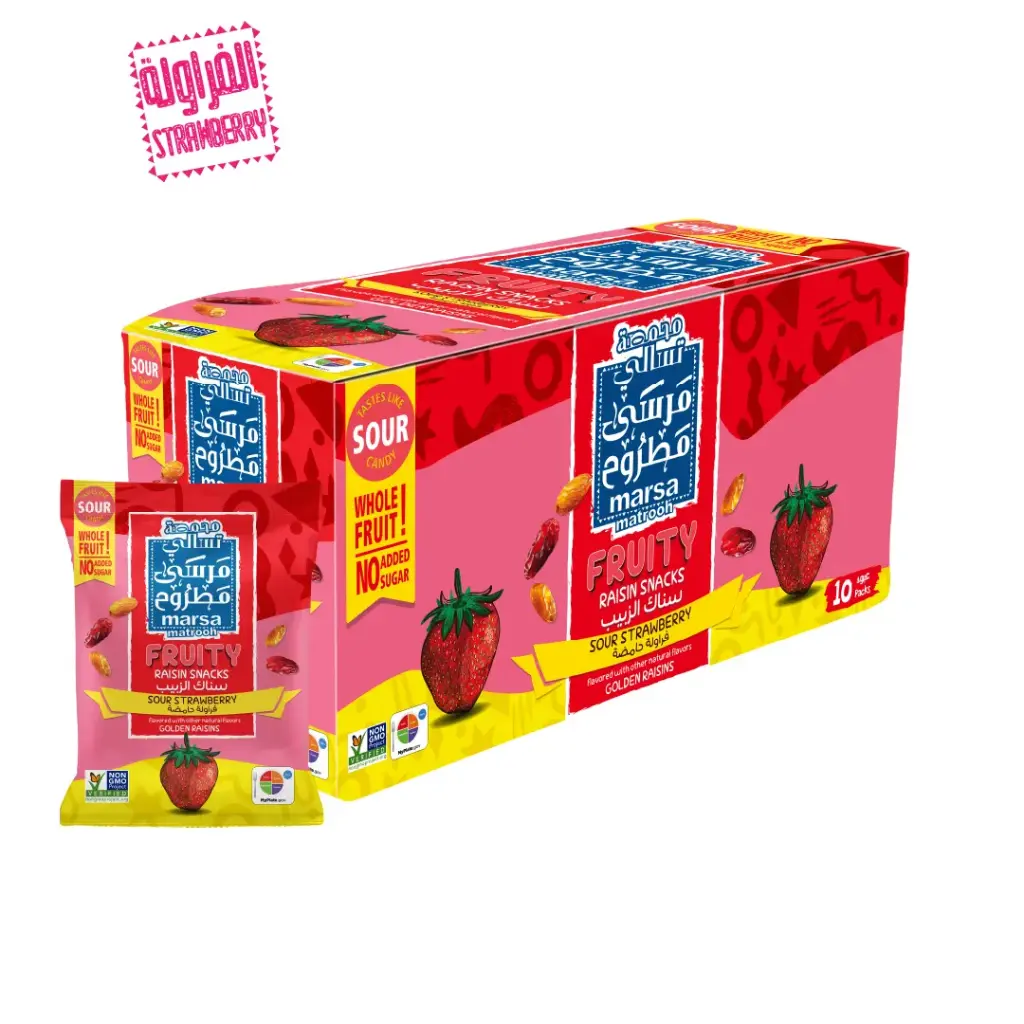Yellow Raisin with Strawberry Flavor 38g