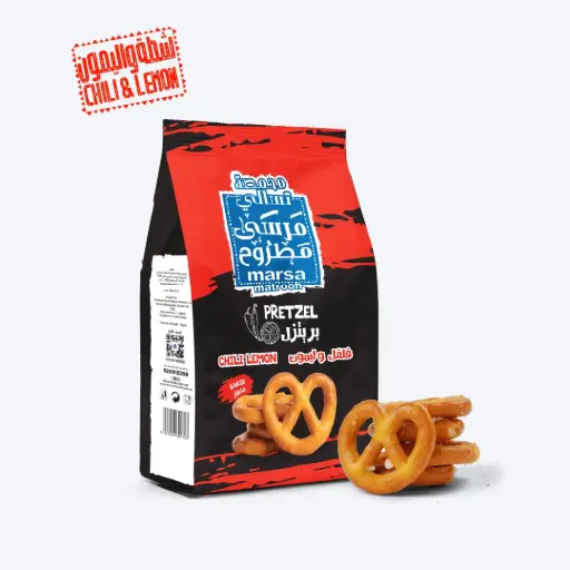 Chili & Lemon Pretzel 125g PC